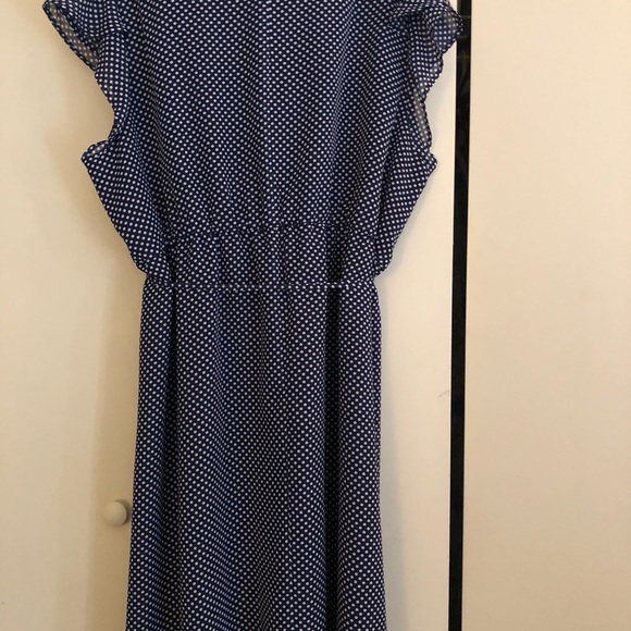 Ulla Popken, Navy Dotted Dress - Picture 5 of 7